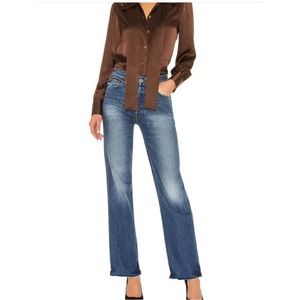 Redone high rise loose straight denim